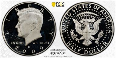 2009-S 50C Silver PR69DCAM