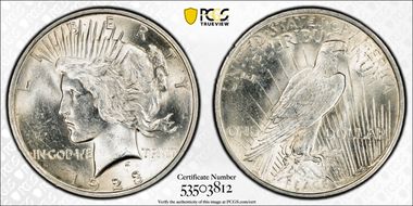 1923 $1 MS62
