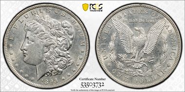 1893 $1 AU55