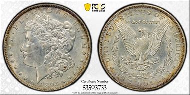 1893-O $1 AU58