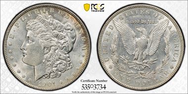 1901 $1 AU58