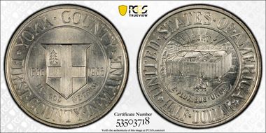 1936 50C York MS65