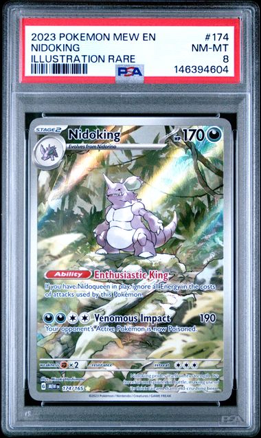 2023 Pokemon Illustration Rare #174 Mew / Nidoking front