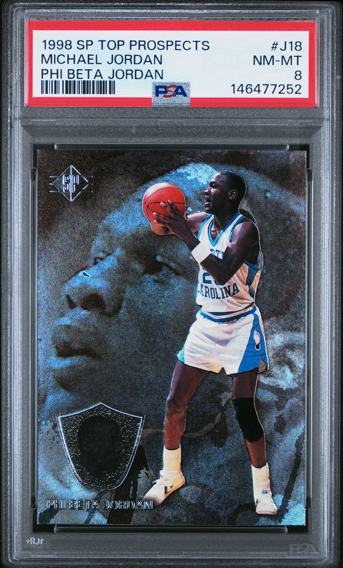 1998 SP TOP PROSPECTS PHI BETA JORDAN #J18 Michael Jordan front