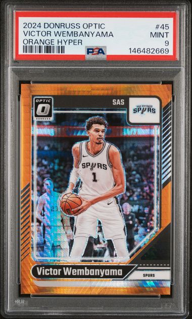 2024 Panini Donruss Optic Orange #45 Victor Wembanyama front