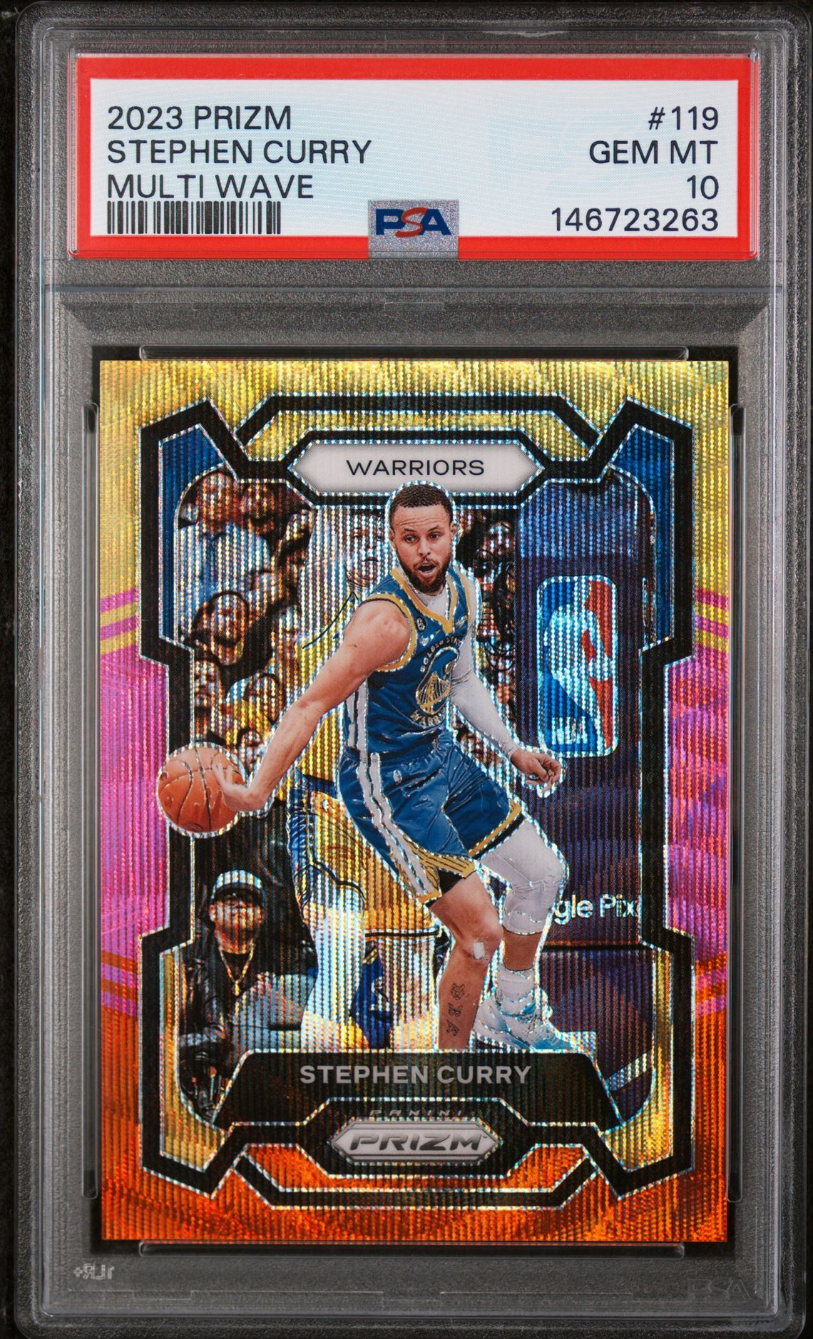 2023 Panini Prizm MULTI WAVE #119 Stephen Curry front