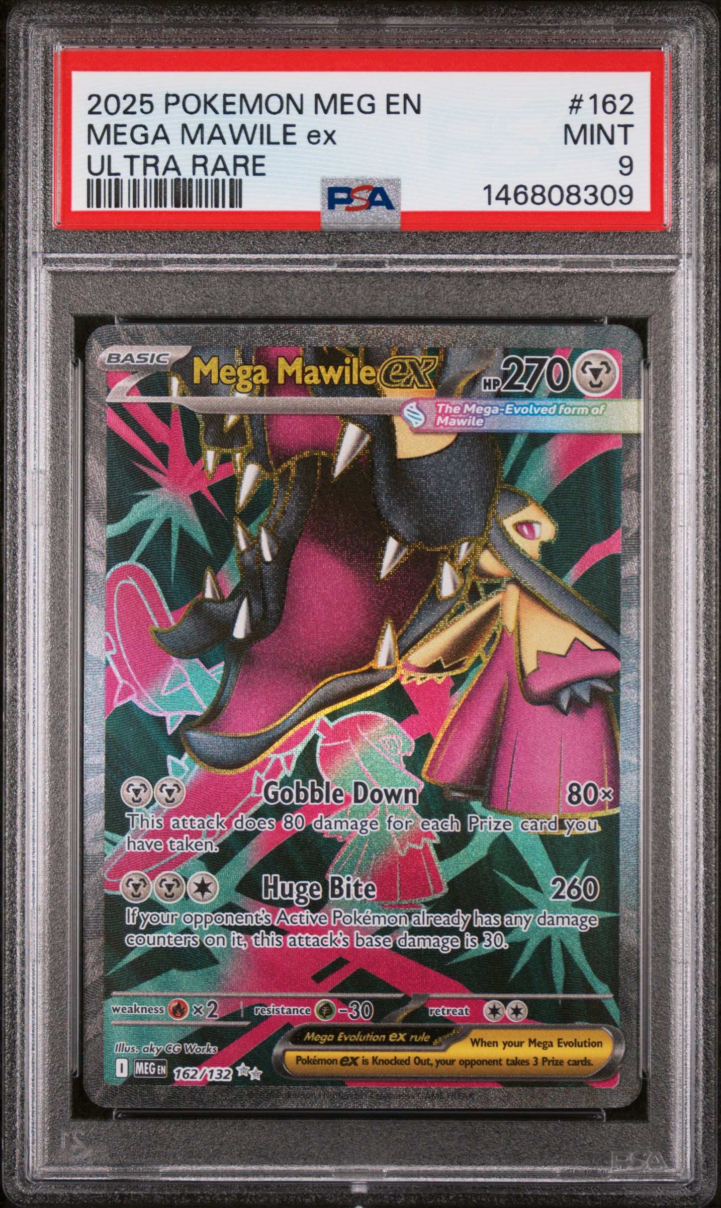 2025 POKEMON MEGA EVOLUTION TCG Cards MEGA MAWILE ex #162