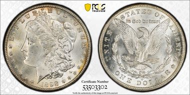 1898-O $1 MS65