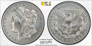 2025 $1 Morgan Dollar MS70