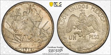 1913/2 Peso KM-453 Schein-D1 MS63