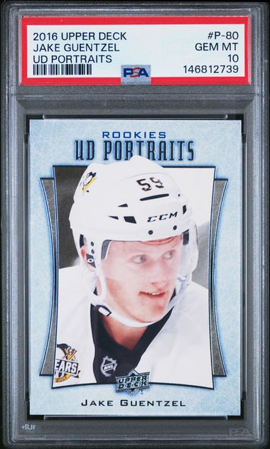 2016 Upper Deck Upper Deck Udportraits #P-80 Jake Guentzel front