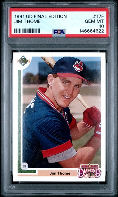 1991 Final Edition #17F Jim Thome front