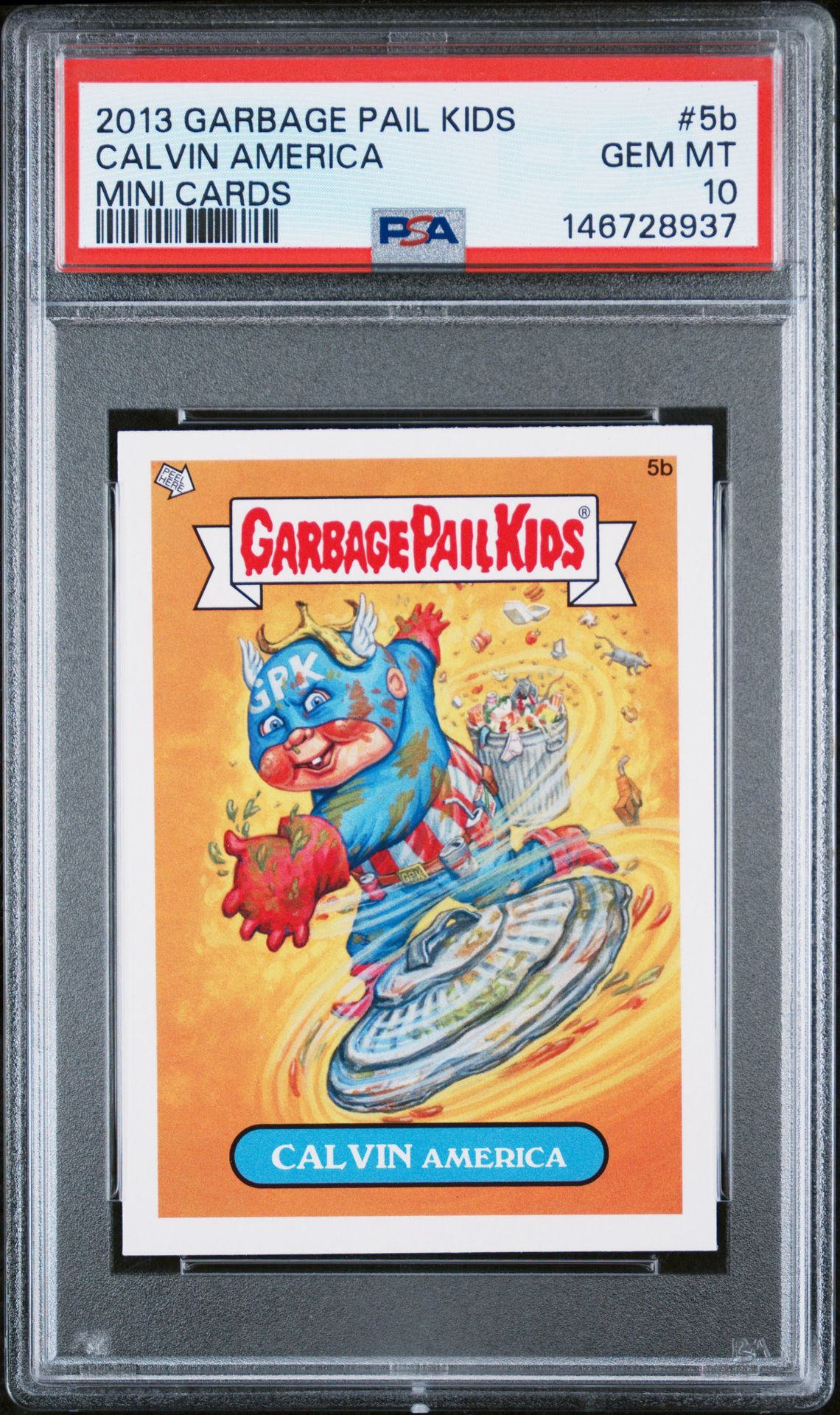 2013 Topps GARBAGE PAIL KIDS MINI CARDS #5B Calvin America front