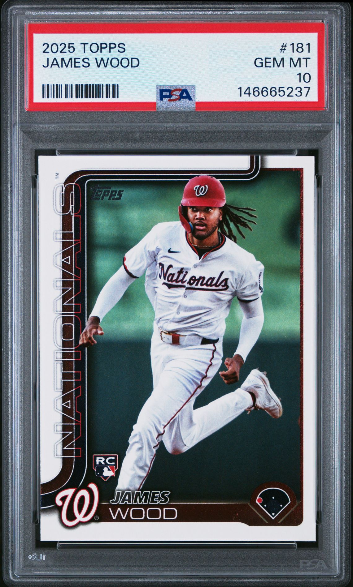 2025 Topps #181 James Wood front