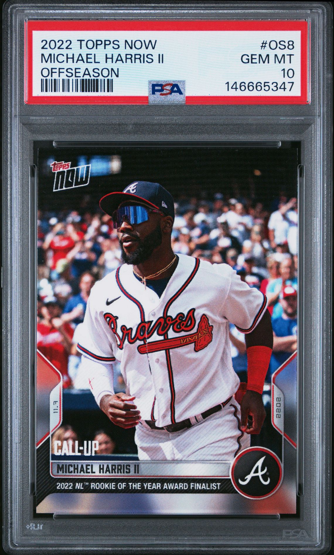 2022 Topps TOPPS NOW OFFSEASON #OS8 Michael Harris Ii front