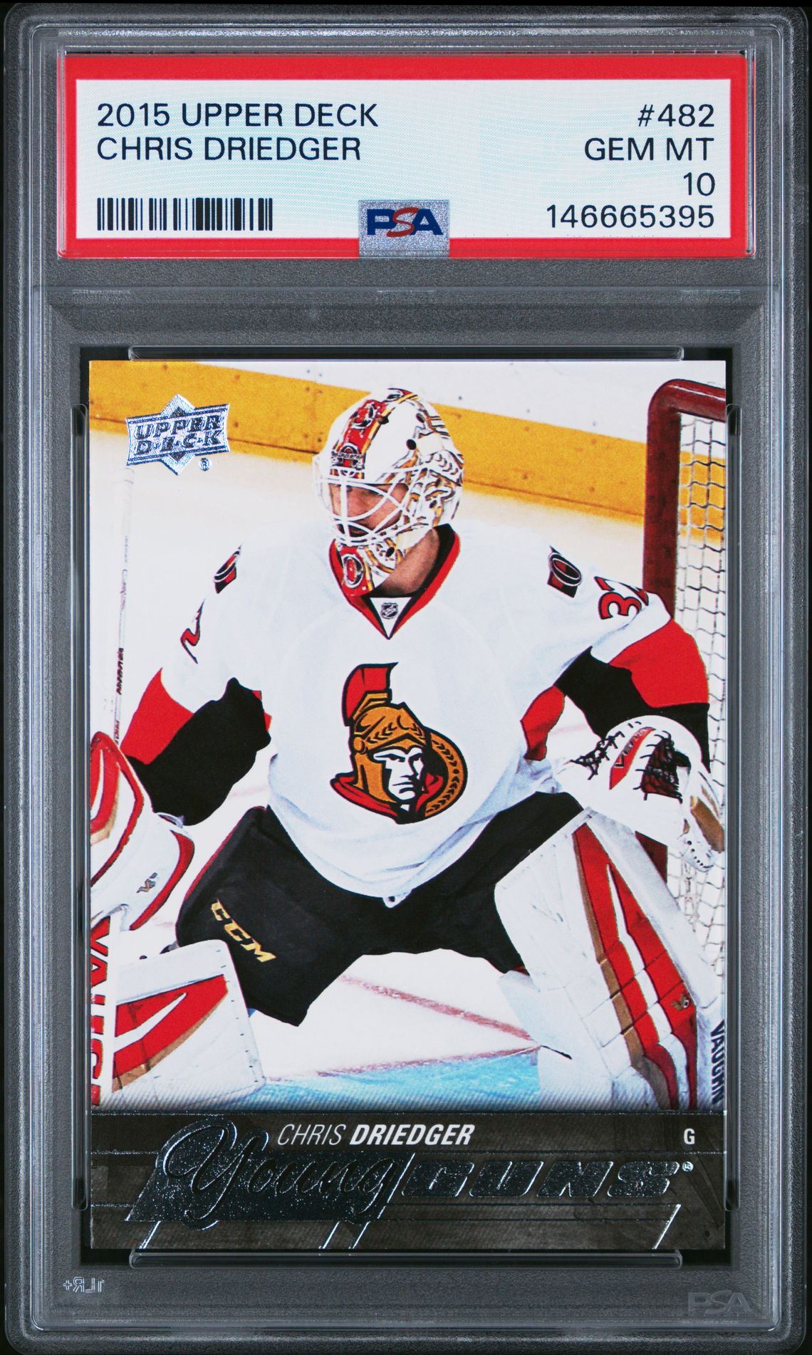 2015 Upper Deck UPPER DECK #482 Chris Driedger front