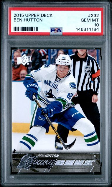 2015 Upper Deck Young Guns #232 Ben Hutton front