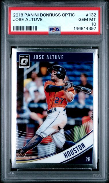 2018 Panini Donruss Optic #132 Jose Altuve front