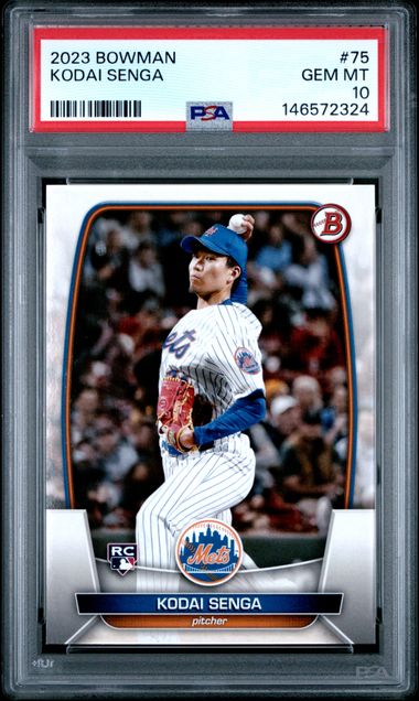 2023 Bowman #75 Kodai Senga front