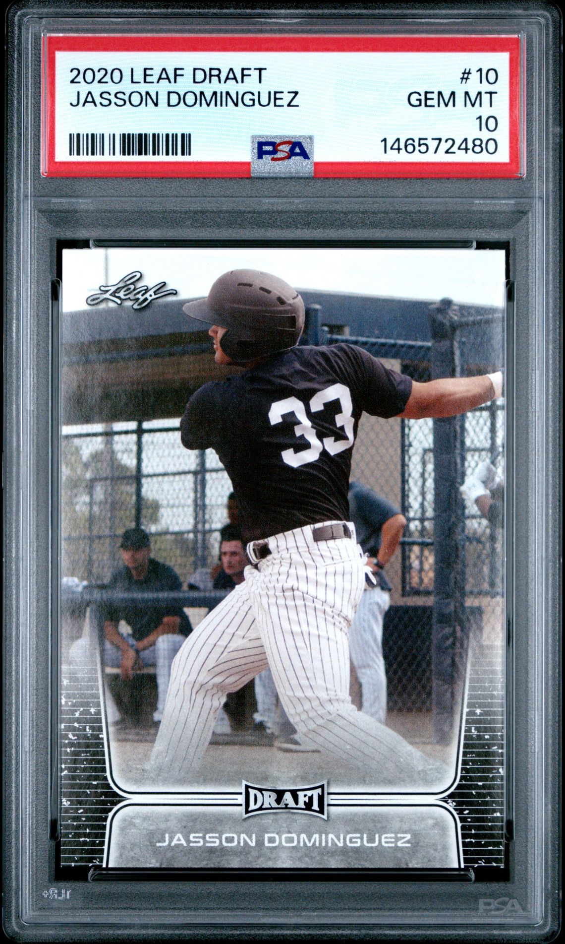 2020 Leaf LEAF DRAFT #10 Jasson Dominguez front