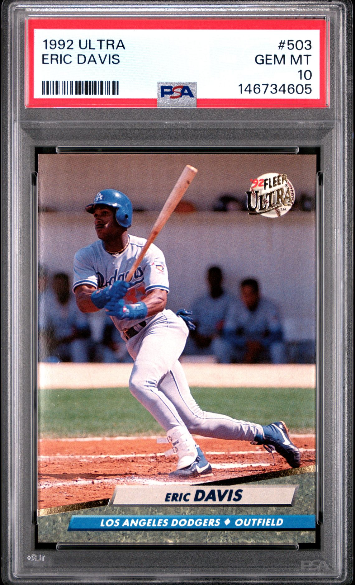 1992 ULTRA #503 Eric Davis front