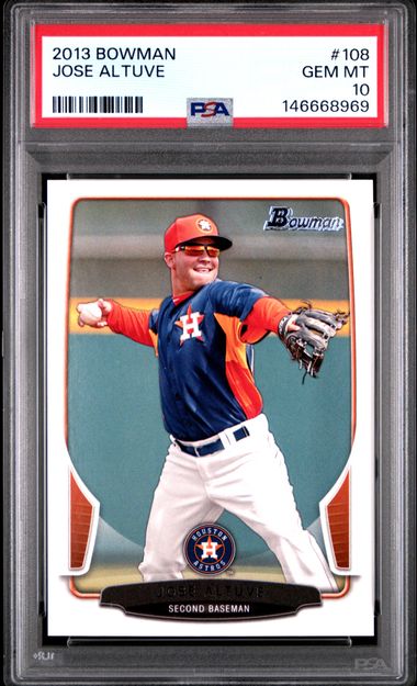 2013 Bowman #108 Jose Altuve front