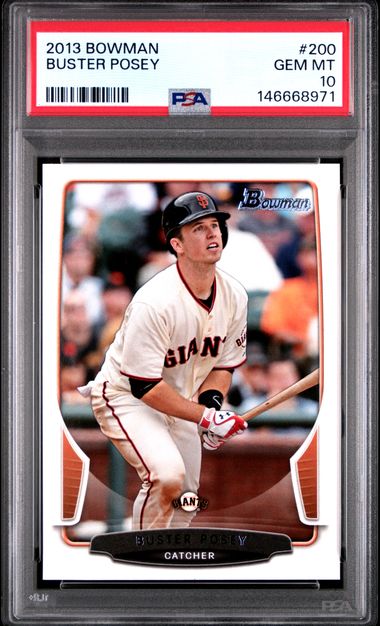 2013 Bowman #200 Buster Posey front