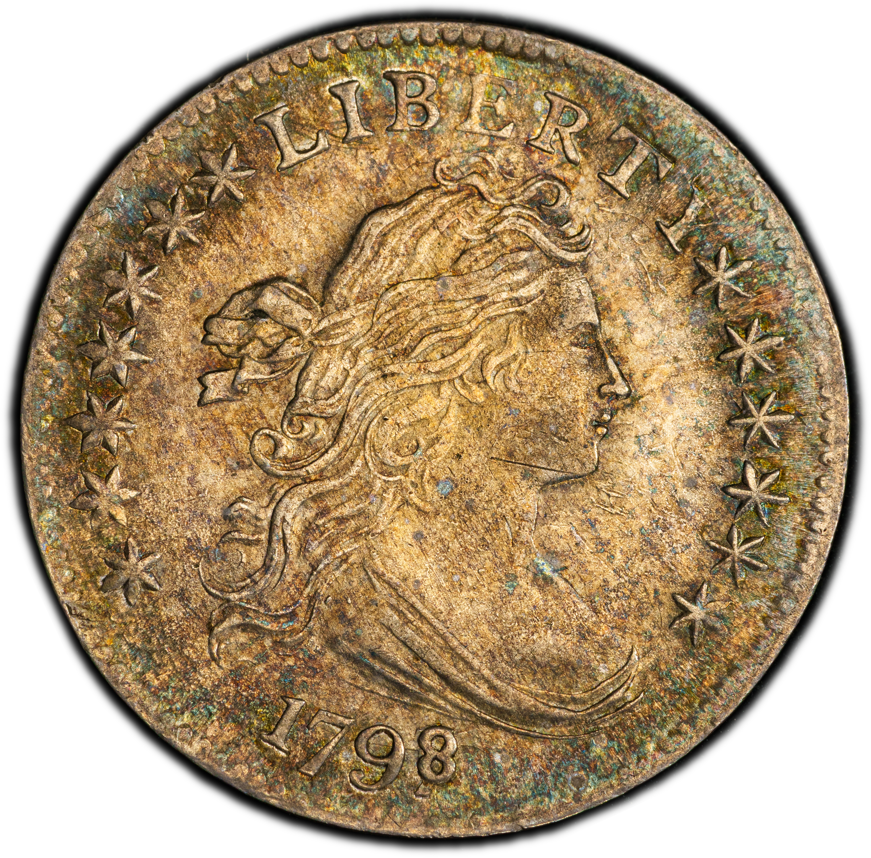 1798/97 10c 16 Stars Reverse MS