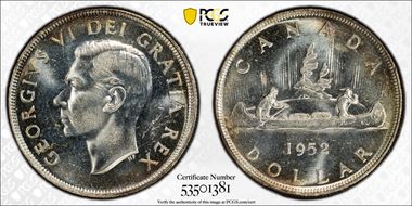 1952 S$1 FWL MS64