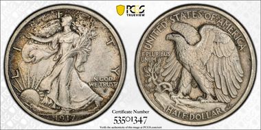 1917-D 50C Obverse N1