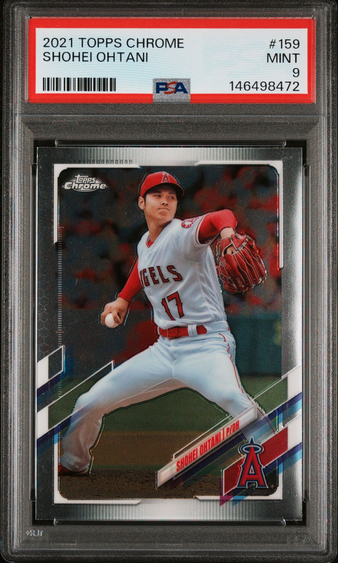2021 Topps TOPPS CHROME #159 Shohei Ohtani front