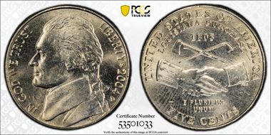 2004-D 5C Peace Medal MS63