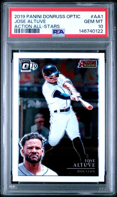 2019 Panini Donruss Optic #AA1 Jose Altuve front