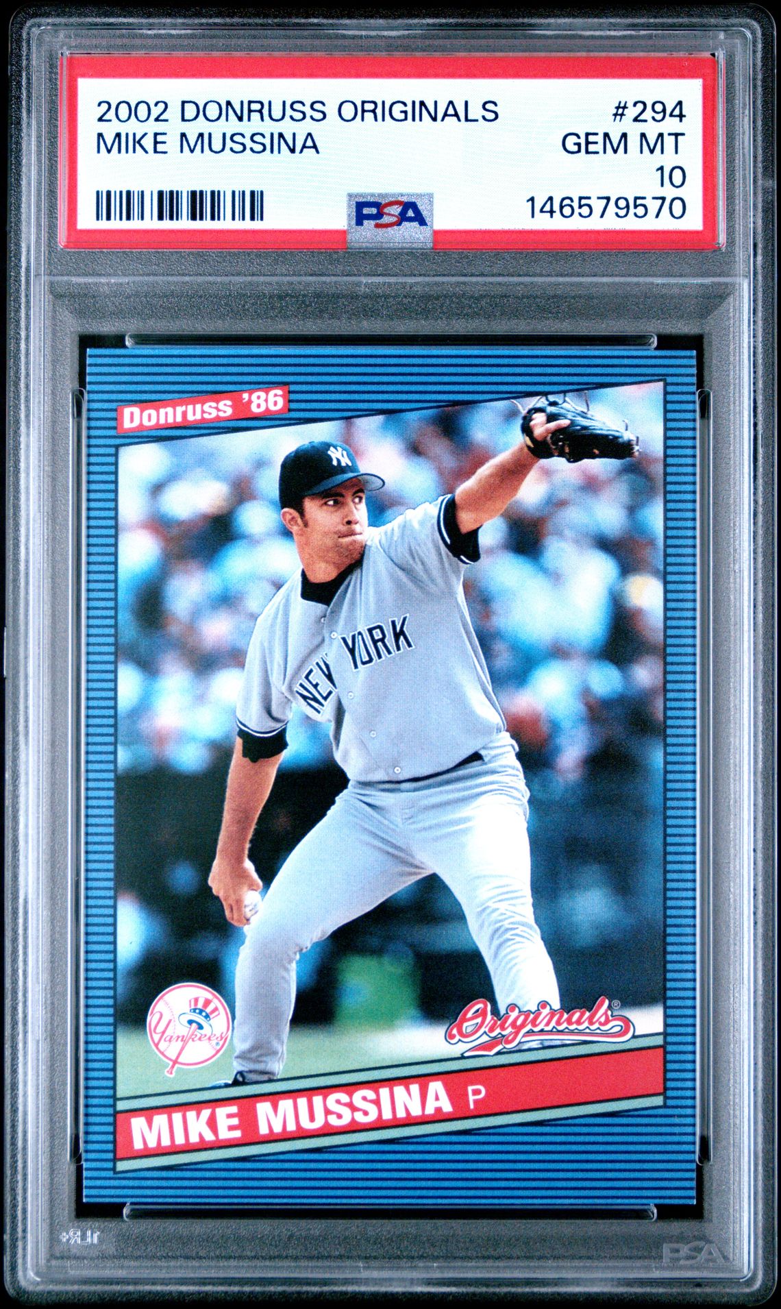 2002 Donruss DONRUSS ORIGINALS #294 Mike Mussina front