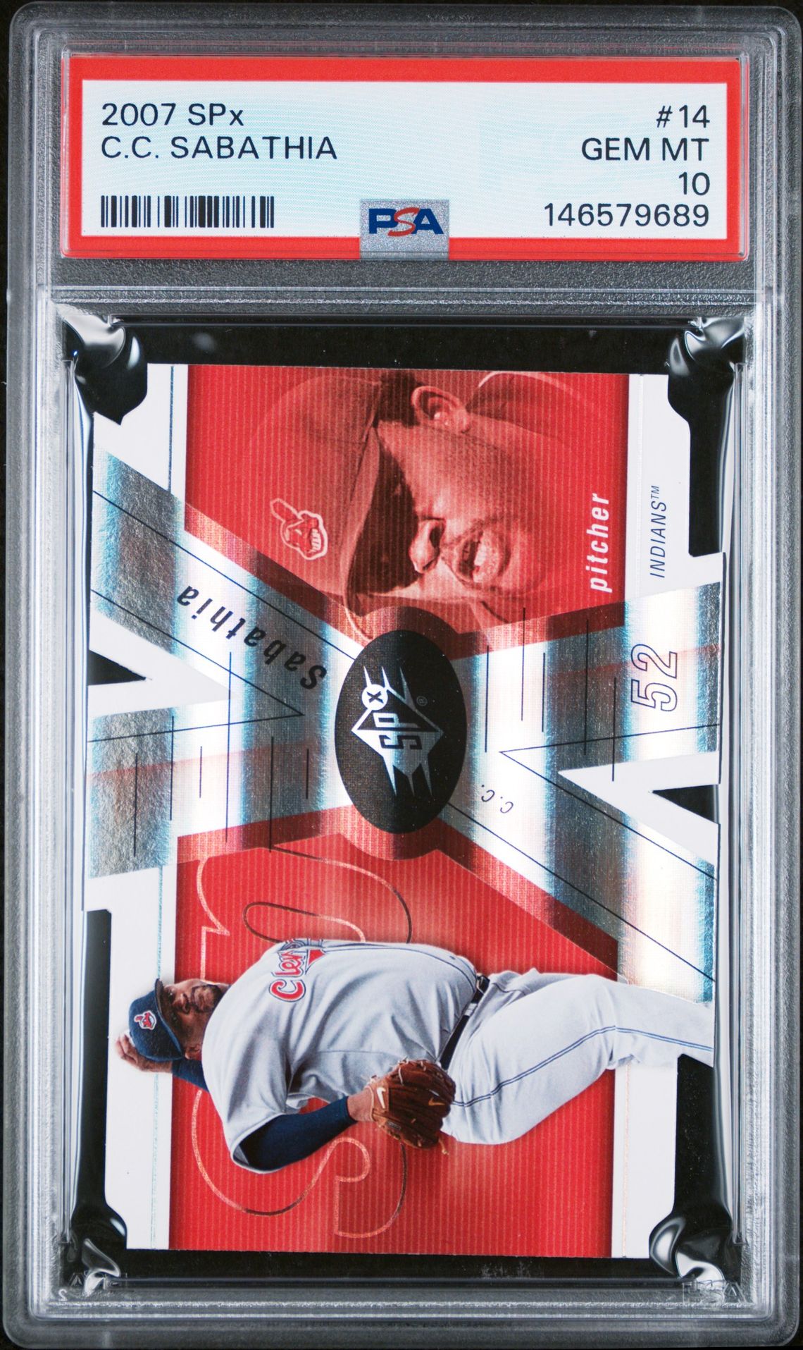 2007 SPx SPX #14 C.C. Sabathia front