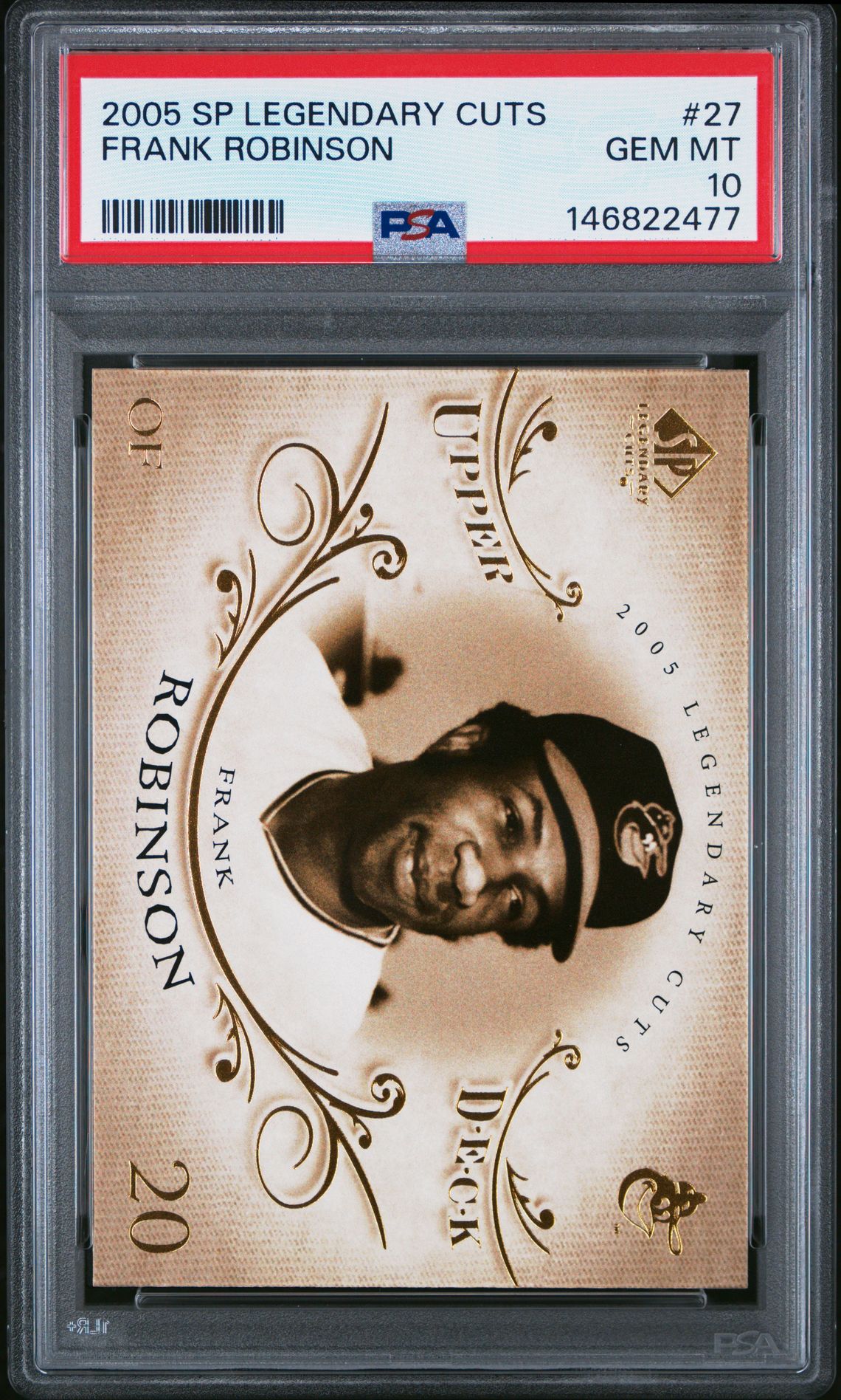 2005 SP LEGENDARY CUTS #27 Frank Robinson front