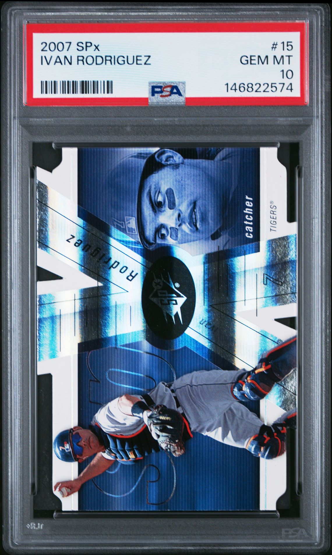 2007 SPx SPX #15 Ivan Rodriguez front
