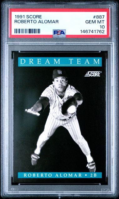 1991 Score Score Dream Team #887 Roberto Alomar front