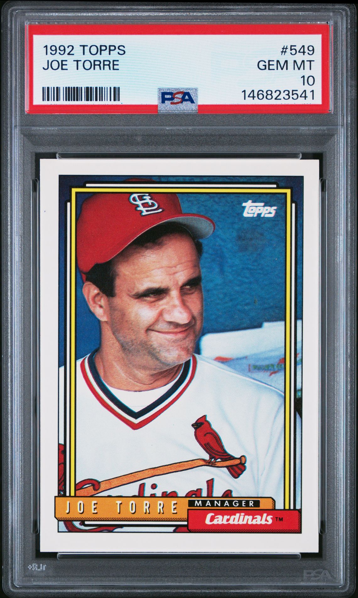 1992 Topps TOPPS #549 Joe Torre front