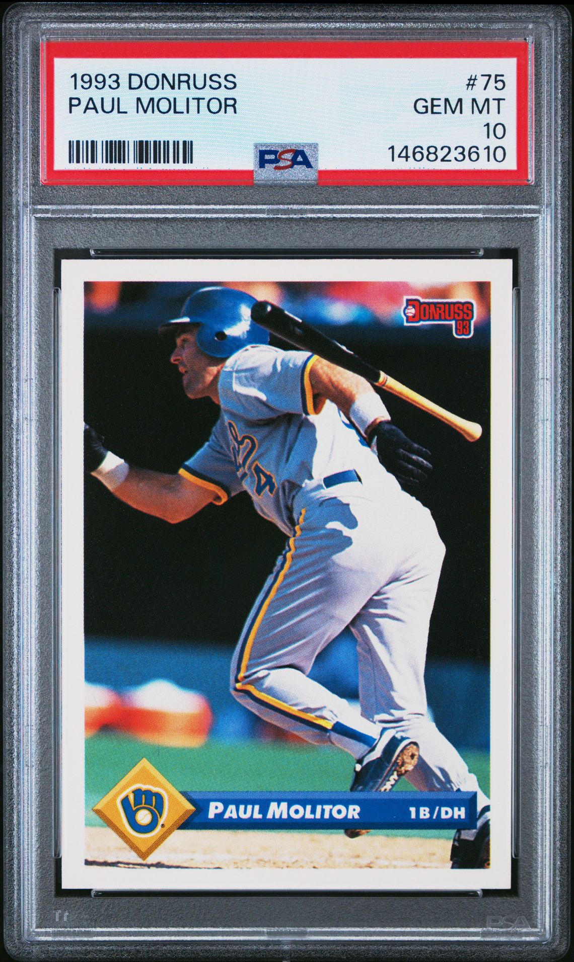1993 Donruss DONRUSS #75 Paul Molitor front