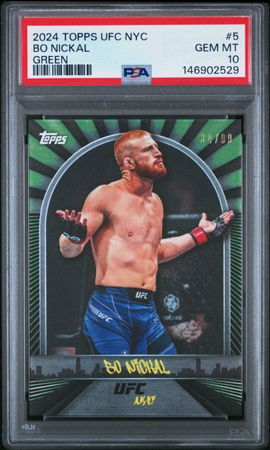 2024 Topps Green #5 Nyc Bo Nickal front