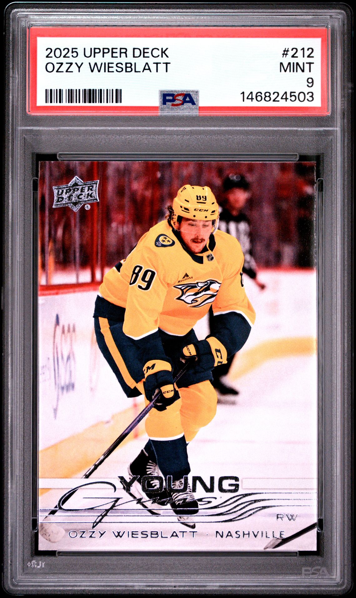 2025 Upper Deck Ozzy Wiesblatt #212 Mint 9 front