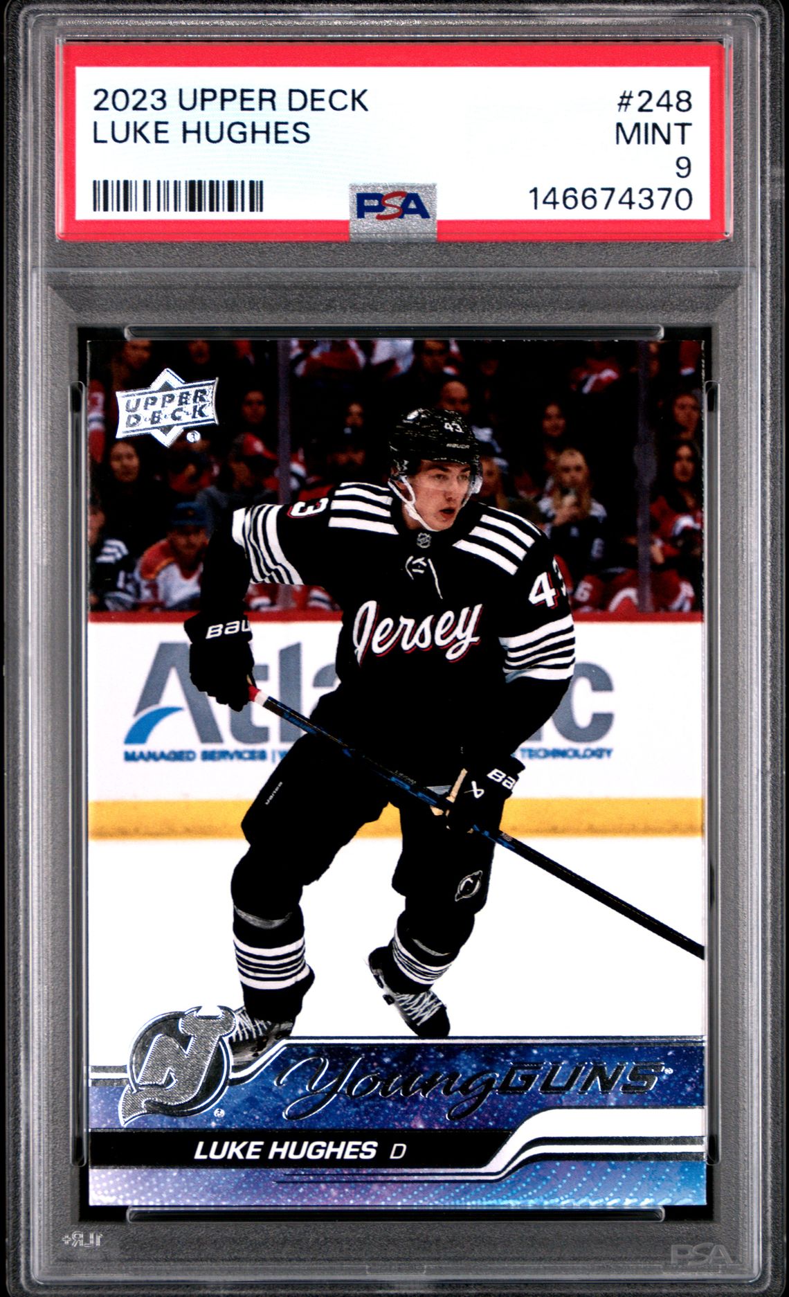 2023 Upper Deck Luke Hughes #248 Mint 9 front