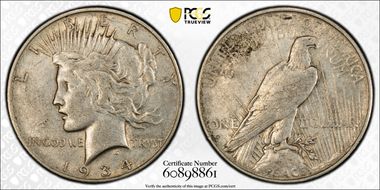 1934-D $1 XF40
