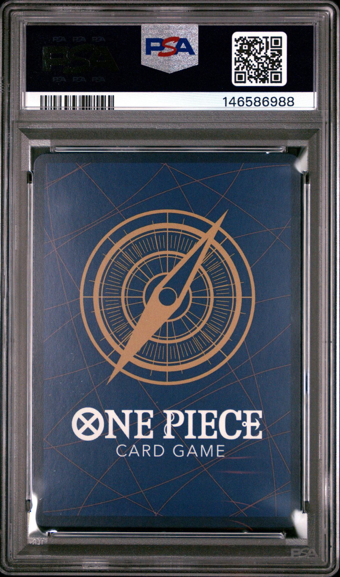 2024 One Piece Op09-Emperors In The New World Monkey D. Luffy #119 (Alternate Art) Gem Mt 10 back view - PSA certificate #146586988