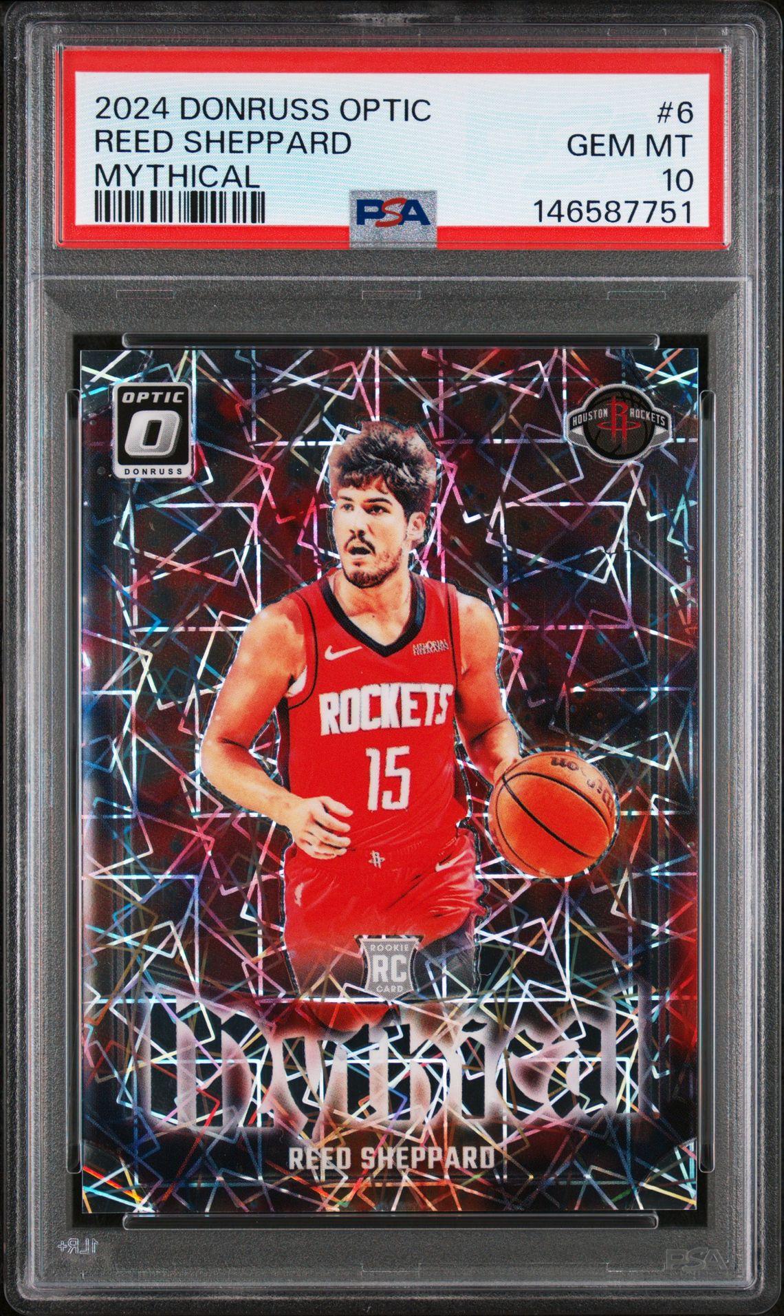 2024 Panini PANINI DONRUSS OPTIC MYTHICAL #6 Reed Sheppard front
