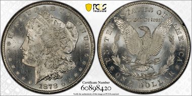 1878-CC $1 GSA Hoard MS62