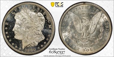 1880-S $1 MS64