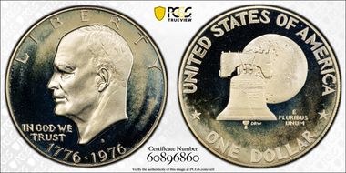 1976-S $1 Silver PR68CAM