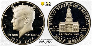 1976-S 50C Silver PR69DCAM